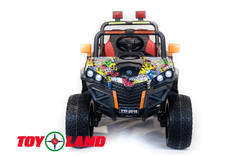 Багги 2018 4х4 ToyLand, цвет мульти, от 3 до 8 лет, 1 аккумулятор 12V/7Ah, четыре двигателя: 4x20W  